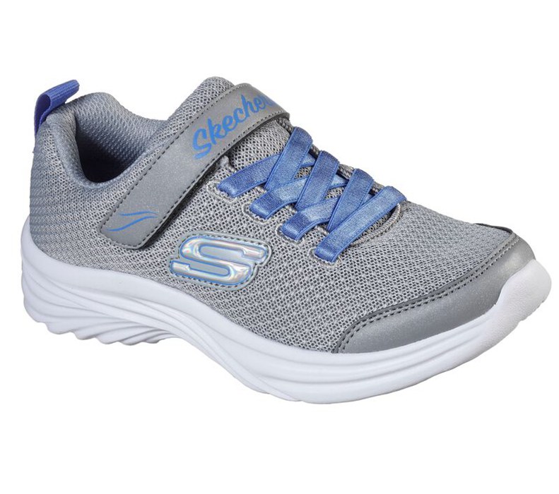 Skechers Flickor Grå/Blå Sneakers - Dreamy Dancer - Miss Minimalistic - Sverige (KEOTQ-2549)